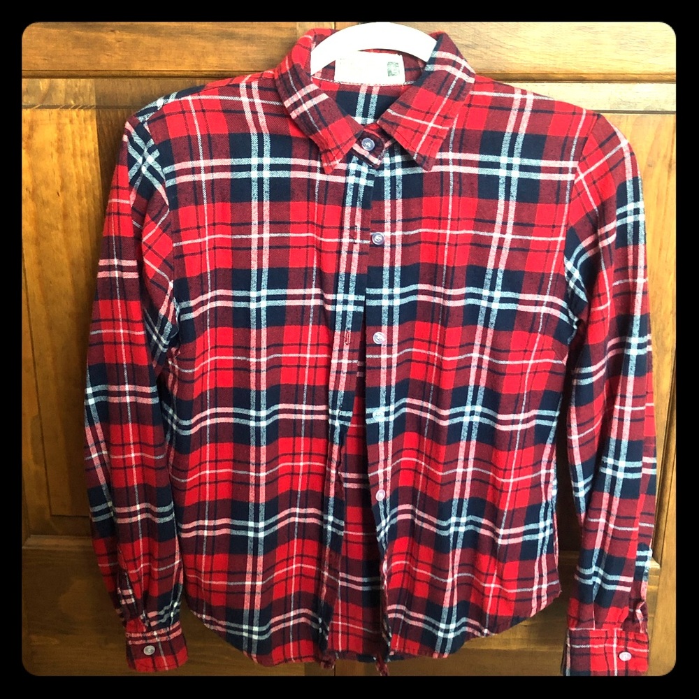 Piece Apparel Red & Blue Flannel